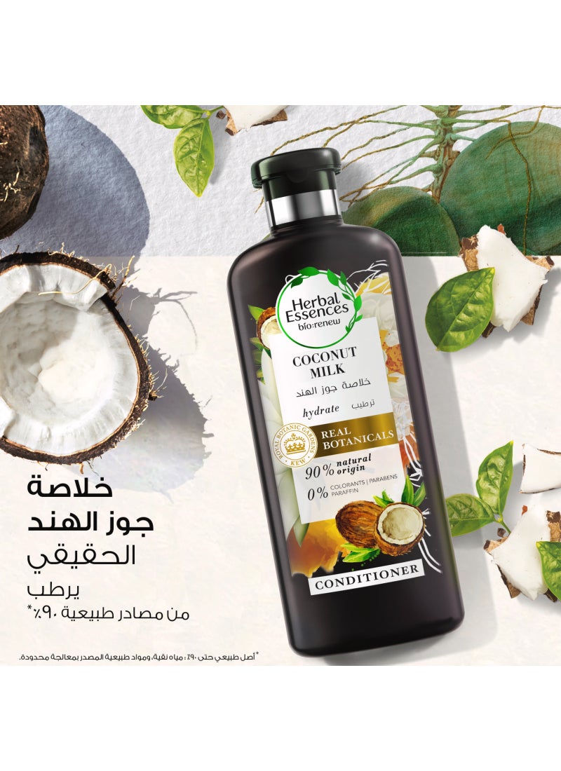 Herbal Essences Bio Renew Hydrate Coconut Milk Conditioner 400ml - Image 3