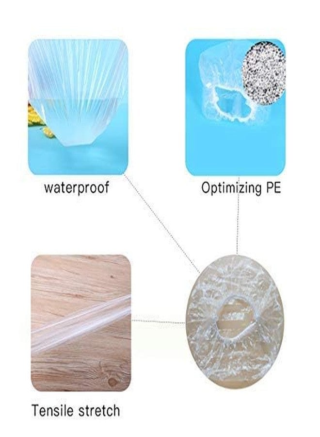 KUDIZE Reusable Shower Caps Larger Thicker Waterproof and Individually Wrapped Hair Bath Caps for Hotel and Spa Hair Salon Home Use Portable Travel for Men & Women Free Size (PACK OF-50) - Image 5