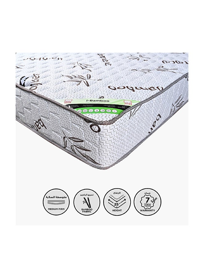 i-Bamboo Queen Fabric Pocket Spring Mattress 200 x 25 x 140 cm