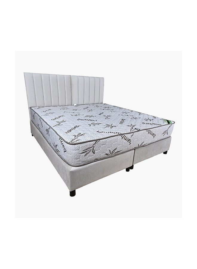 i-Bamboo Queen Fabric Pocket Spring Mattress 200 x 25 x 140 cm