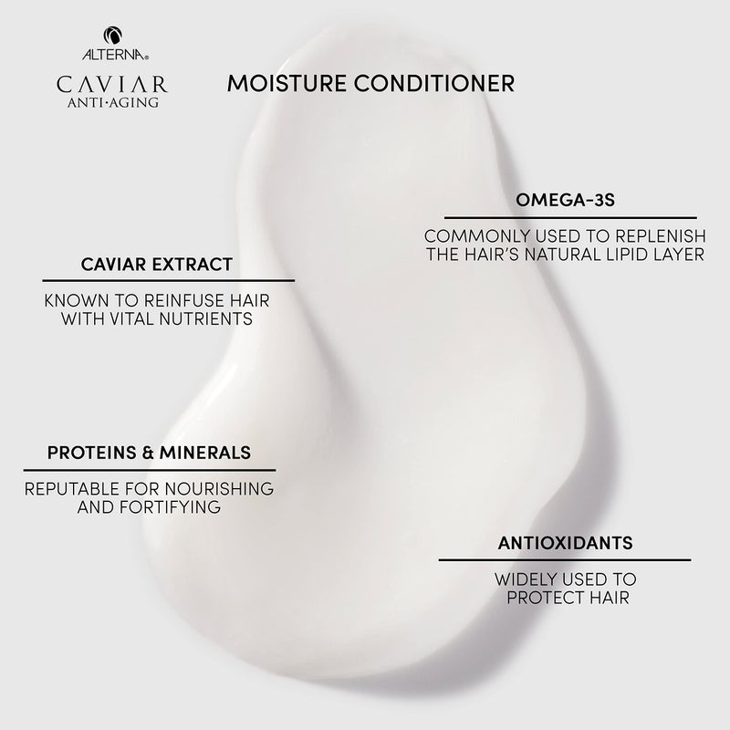 Alterna Caviar Anti-Aging Replenishing Moisture Conditioner Mini, 1.35 Ounce Travel Size - Image 4