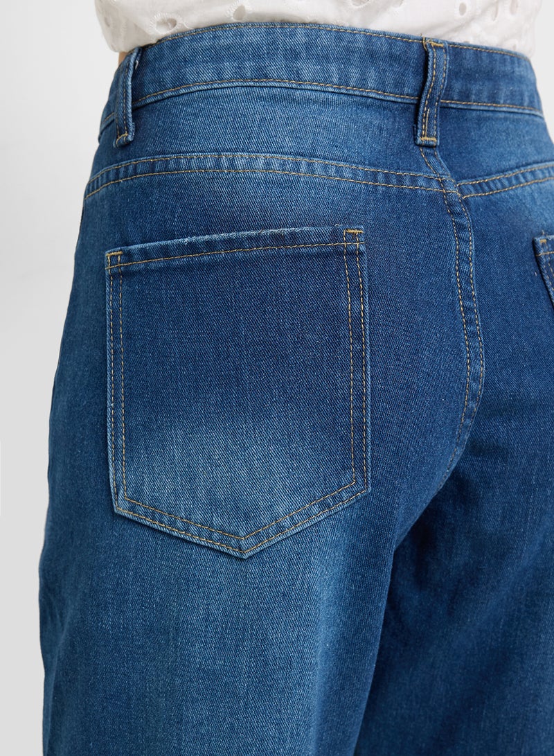 جينجر جينز سكيني بخصر مرتفع ممزق - Image 5