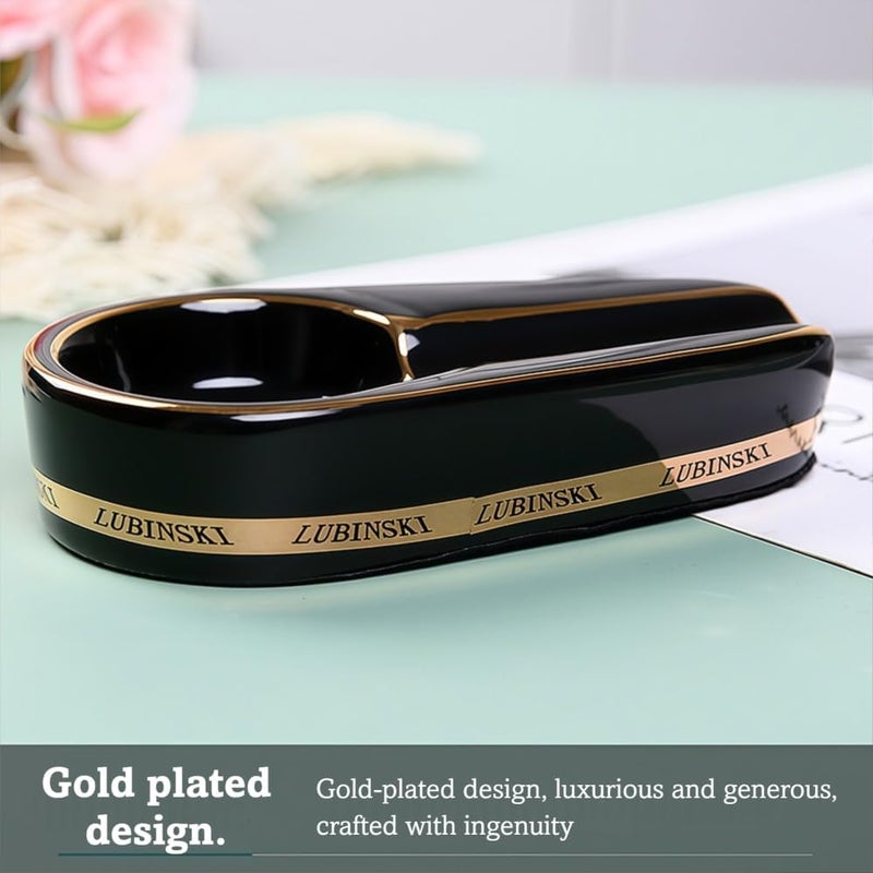 Cigar Ashtray - Portable Yellow Ash Tray for Travel & Outdoor Use - Image 4