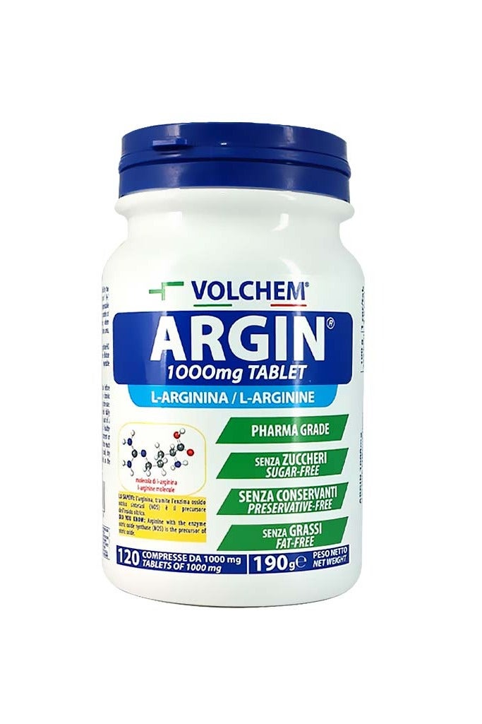 ARGIN L ARGININE 1000MG 120 TABLET