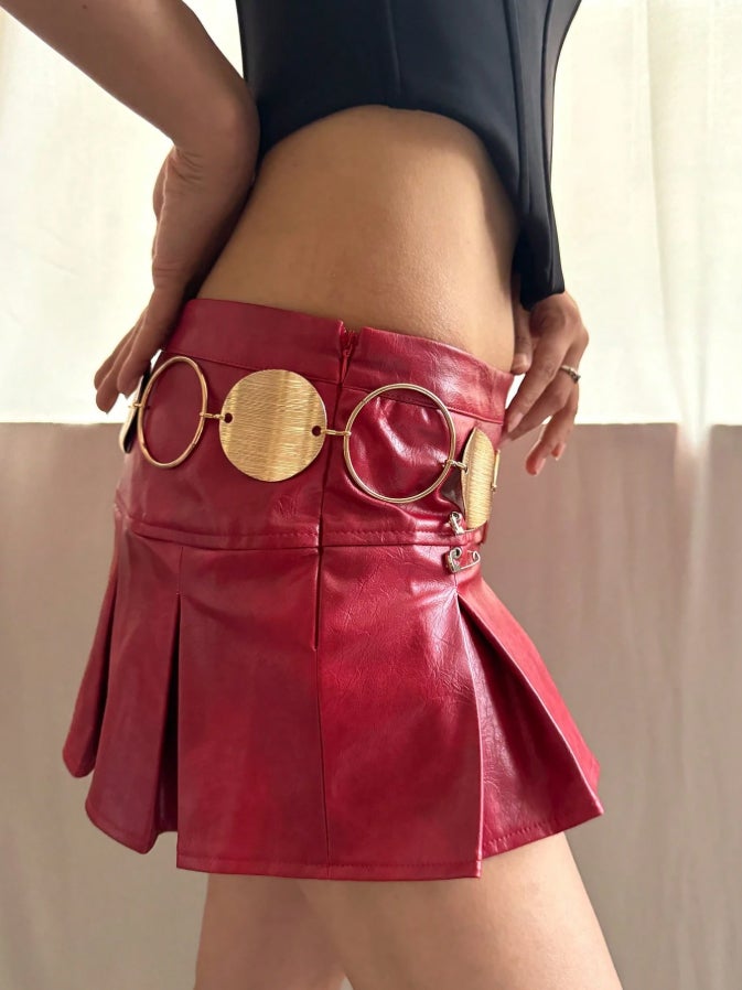 Golden Metal Waist Chain Belt For Women - Image 4