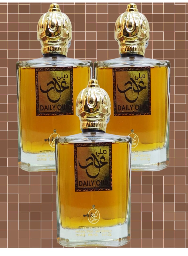 نجمة 3 قطع عطر ديلي عود 100 مل EDT - Image 1
