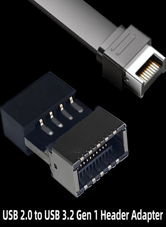 محول Bejavr USB 2.0 إلى USB 3.2 Gen 1، موصل اللوحة الأمامية، منفذ USB ذو 9 دبابيس للوحة الأم إلى النوع E/USB C - Image 2