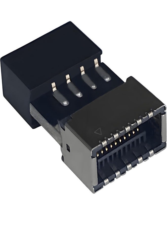 محول Bejavr USB 2.0 إلى USB 3.2 Gen 1، موصل اللوحة الأمامية، منفذ USB ذو 9 دبابيس للوحة الأم إلى النوع E/USB C - Image 1