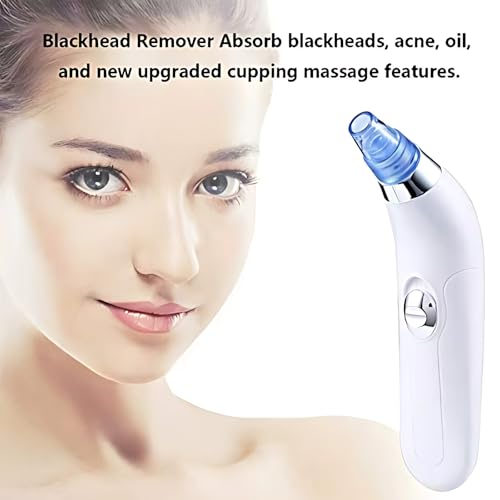 COALITION Multi Function Blackhead Whitehead Remover Vacuum Tool, Skin Cleaner, Pimple Removal Tool, Acne Pimple Pore Cleaner Vacuum Suction Extractor Device for Men and Women (4 In 1) - Image 4
