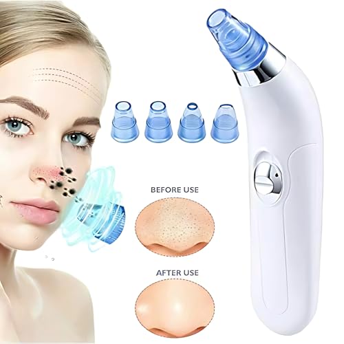 COALITION Multi Function Blackhead Whitehead Remover Vacuum Tool, Skin Cleaner, Pimple Removal Tool, Acne Pimple Pore Cleaner Vacuum Suction Extractor Device for Men and Women (4 In 1) - Image 5