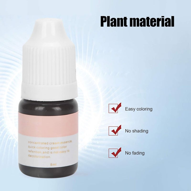 comfrt Tattoo Ink Natural Microblading Pigment 8ml Professional Eyebrow Eyeliner Semi\u2011Permanent Makeup Tattoo Machine Ink Tattoo Supply(Black Coffee) - Image 4
