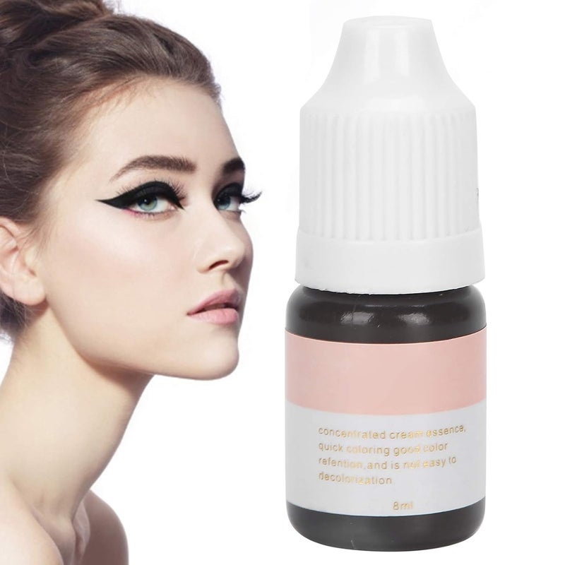 comfrt Tattoo Ink Natural Microblading Pigment 8ml Professional Eyebrow Eyeliner Semi\u2011Permanent Makeup Tattoo Machine Ink Tattoo Supply(Black Coffee) - Image 2