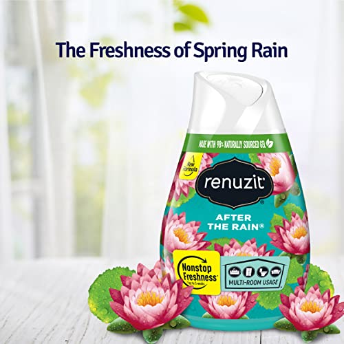 Renuzit Adjustable Gel Air Freshener Cone, After the Rain Scent, Nonstop Freshness, 7oz Cone, 12 Count, brand is Renuzit. - Image 2