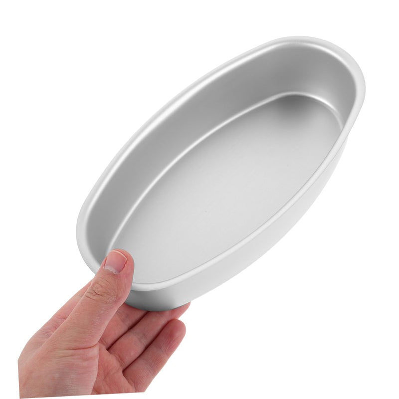 2pcs Oval Cake Baking Molds Non Stick Dishwasher Safe 10 Inch Versatile Home Baking - Image 4