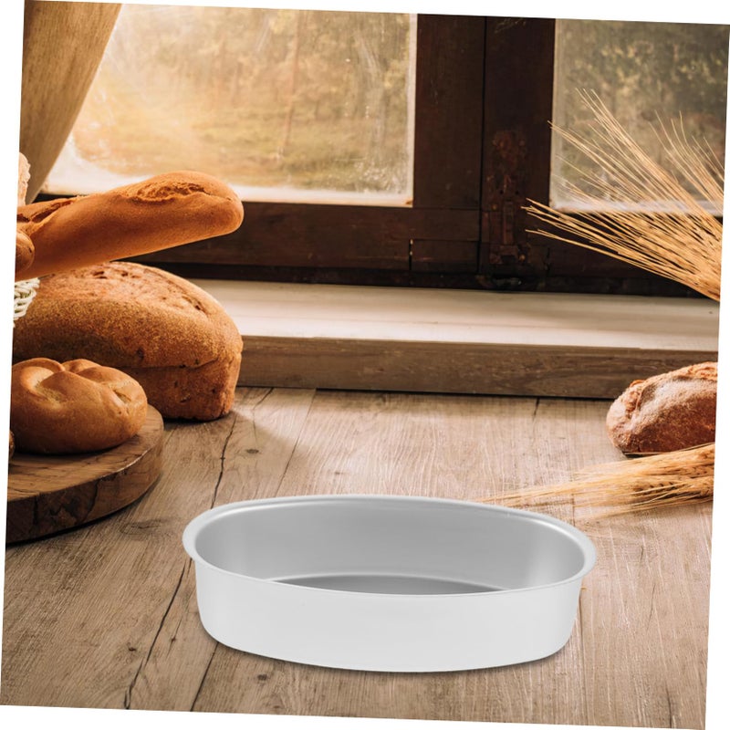 2pcs Oval Cake Baking Molds Non Stick Dishwasher Safe 10 Inch Versatile Home Baking - Image 5