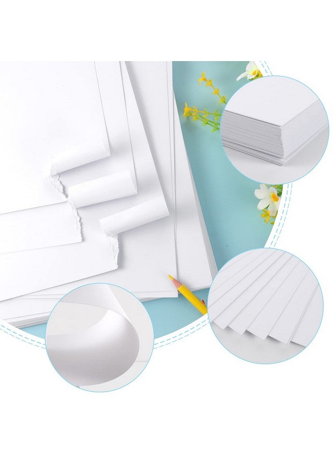 Prudiut 50 Sheets White Cardstock 8.5 x 11, 250gsm/92lb Thick Paper Cardstock Paper for Invitations, Crafts, Card Making, Printing, Wedding, Drawing, Scrapbook Supplies - Image 4