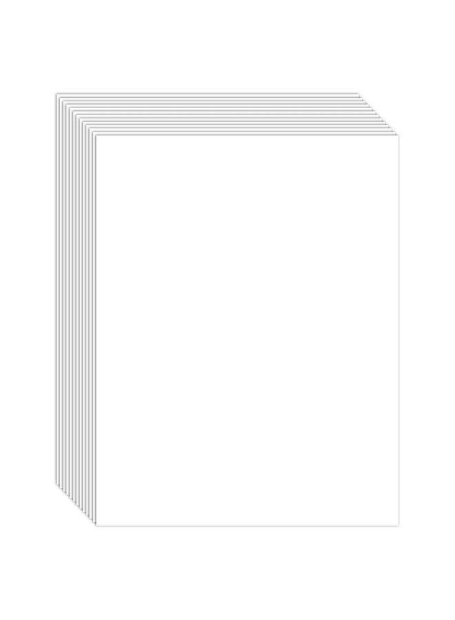 Prudiut 50 Sheets White Cardstock 8.5 x 11, 250gsm/92lb Thick Paper Cardstock Paper for Invitations, Crafts, Card Making, Printing, Wedding, Drawing, Scrapbook Supplies - Image 1