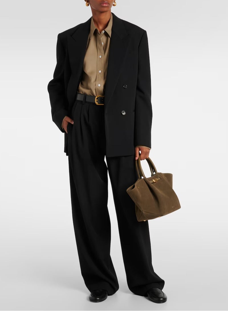 DM DeMellier New York Midi suede tote - Image 3