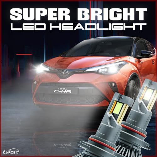 Carzex® Crystal Eye 9012 LED Projector Headlight Bulbs – 300W (150Wx2), 20,000 LM, 6500K Cool White, Super Bright LED for Grand Vitara/Hyryder, Baleno/Glanza, New Dzire 2025 Models RX21 (2pc) - Image 5