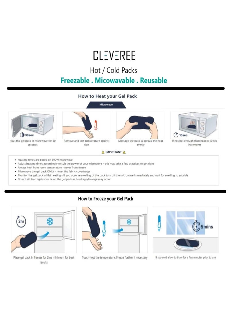 CLEVEREE® Cold/Hot Pack Multifunction - Keeps foodCold or Hot for longer time