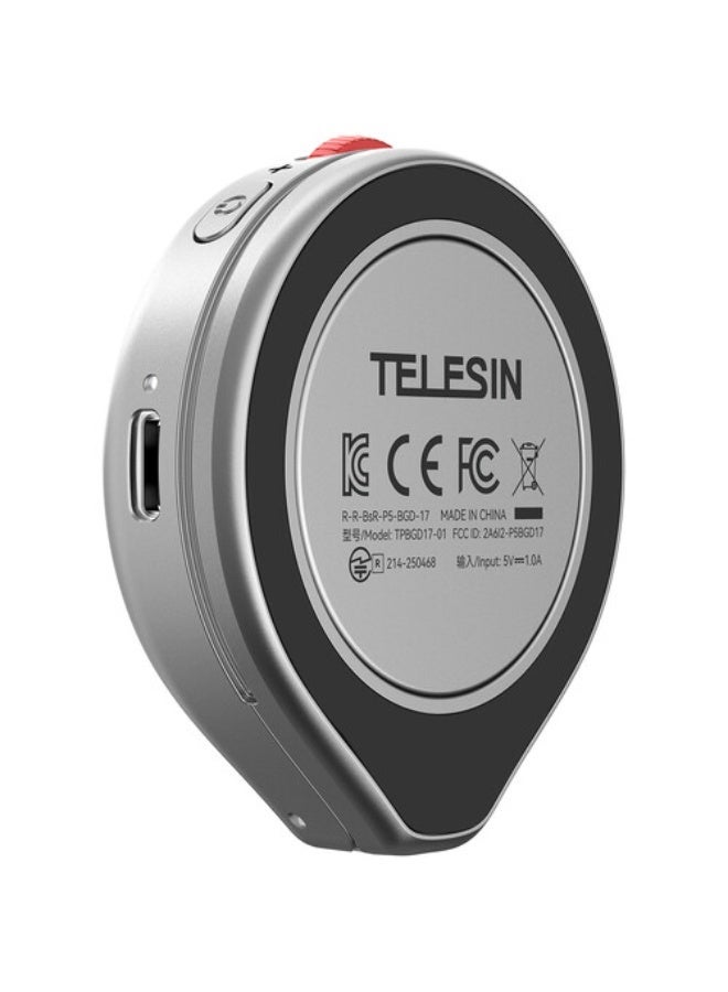 تيليسن TELESIN P5-BGD-17SR Magnetic Flashlight for Phones (Silver) - Image 4