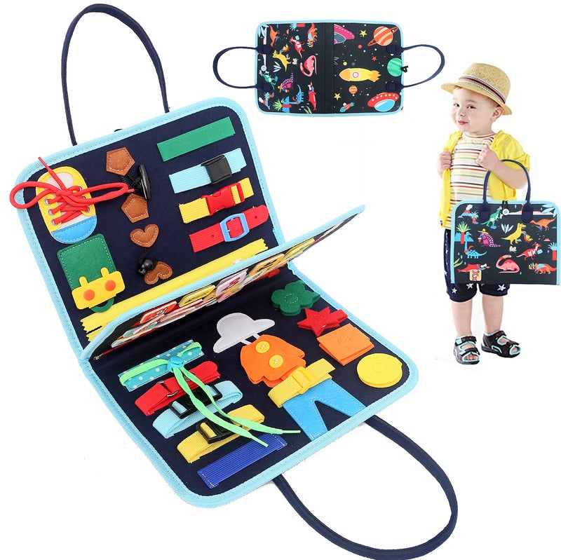 Felt Learning Board Early Education Board Felt Diy Early Education Teaching Aids Kidsren'S Educational Toys Busy Board Dressing Board - Image 3