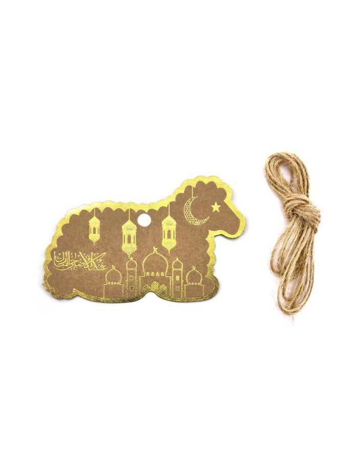 PARTY FUN Eid Al Adha Gift Tags 1pcs, Add a Festive Touch to Your Gifts - Image 1