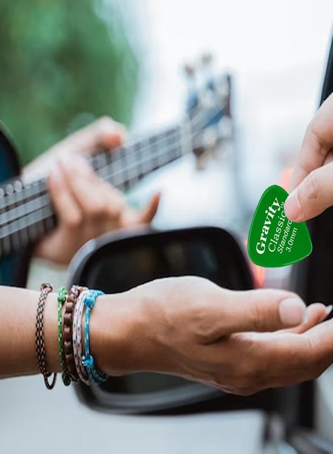 Gravity Guitar Picks - Made of Acrylic - Brighter, Louder, Faster - Classic Standard 3.0mm - 8 Color Assortment - Image 4