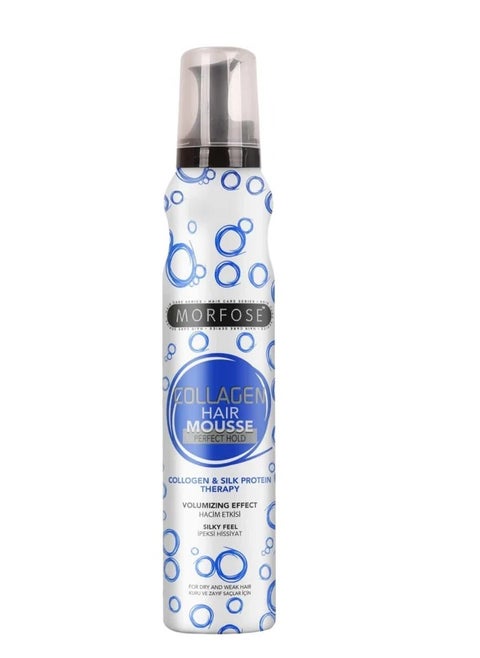 Morfose Professional Collagen Hair Mousse Perfect Hold 200ml