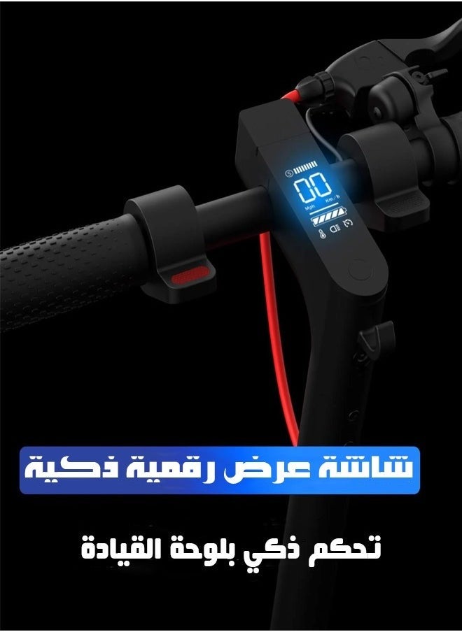 Fitness World - Electric scooter with lithium battery, fast charging, dual brake system, speed up to 25 km/h, 25 cm durable pneumatic tire, foldable design, control via mobile phone application, weight capacity 100 kg, the scooter is water, dust and dirt resistant - Image 1