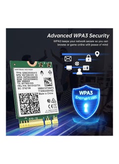 Generic AX210NGW Wi-Fi 6E Card Bluetooth 5.3 Tri-Band 5400Mbps to 6GHz Network Adapter 802.11AX MU-MIMO Wireless Module Expand for Laptop, Support Windows 10/11 64bit, M.2/NGFF  - Image 5
