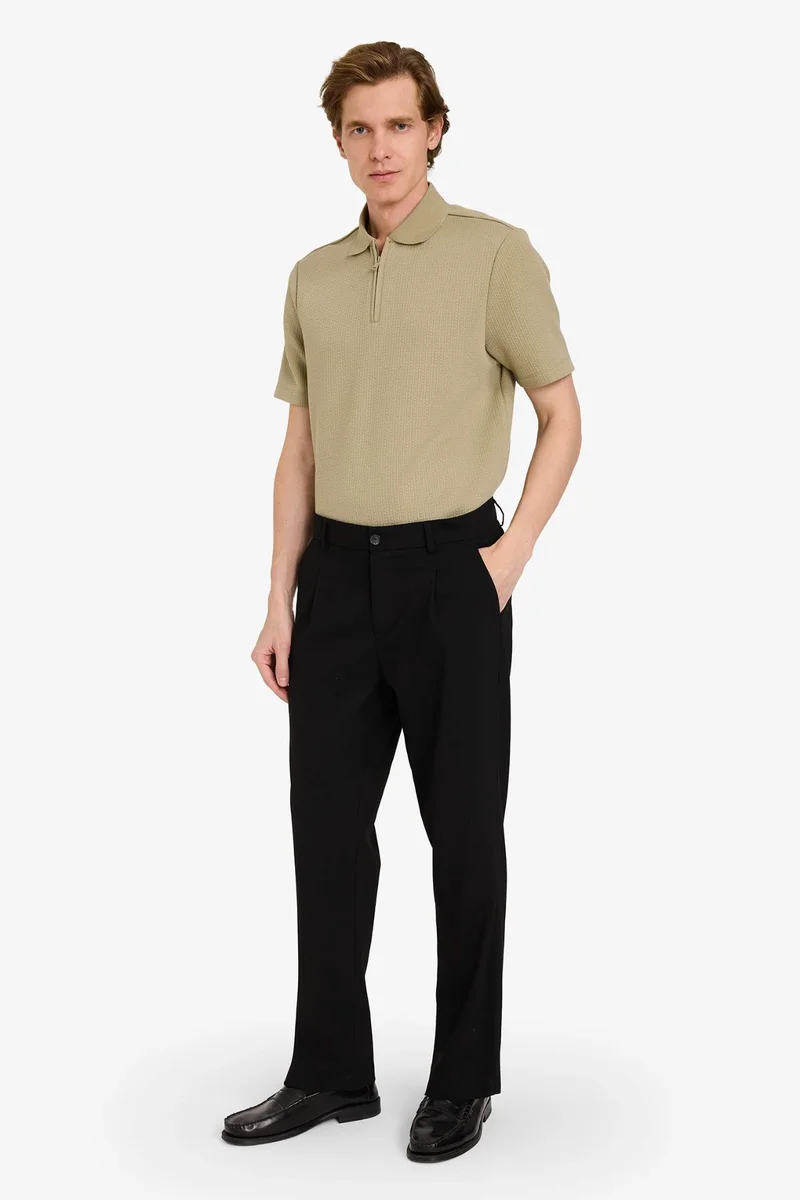 ديفاكتو Regular Fit Short Sleeve Polo T-shirt
