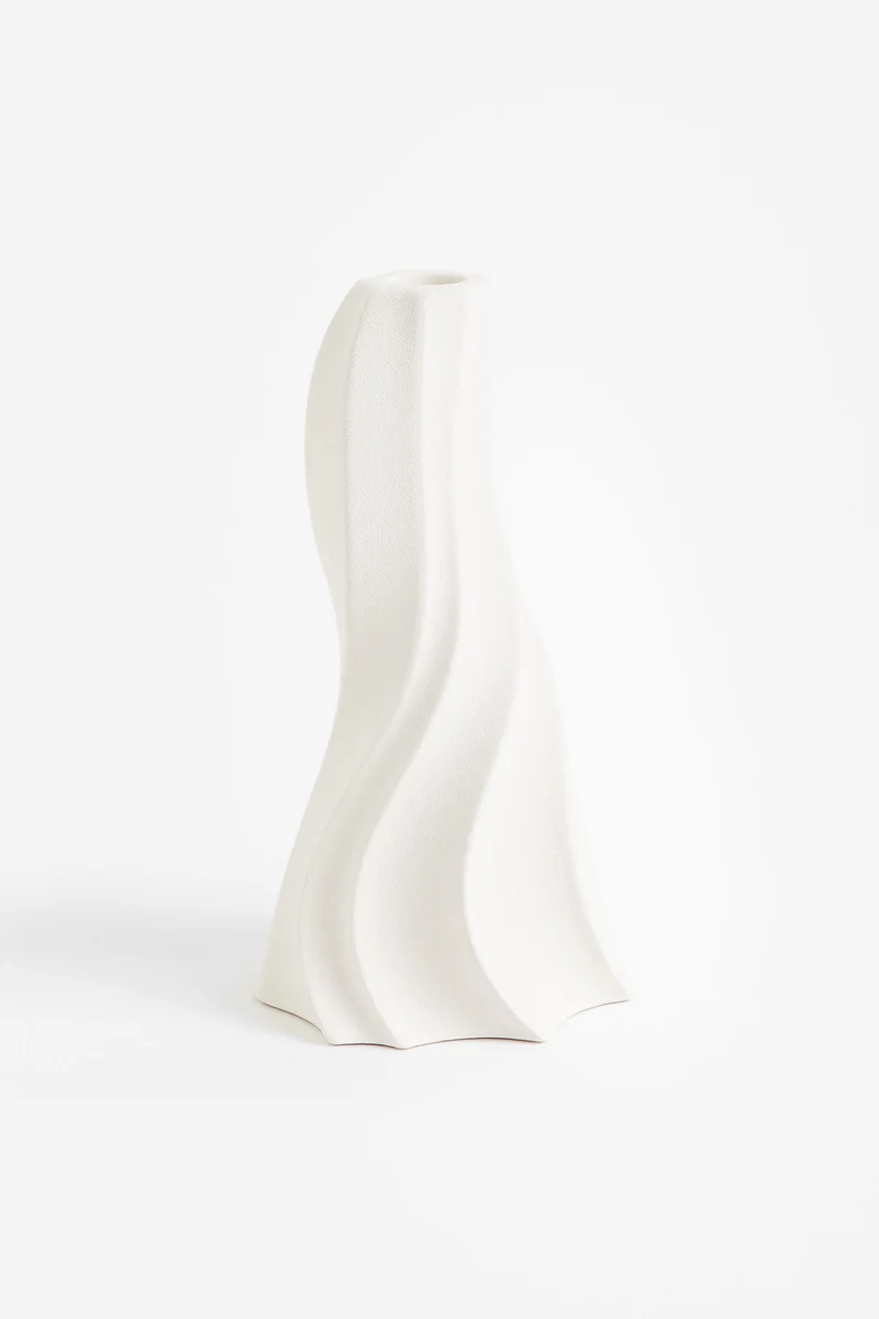 H&M Stoneware candlestick