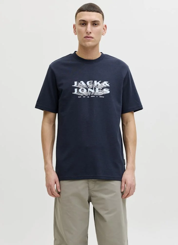 Graphic Crew Neck T-Shirt