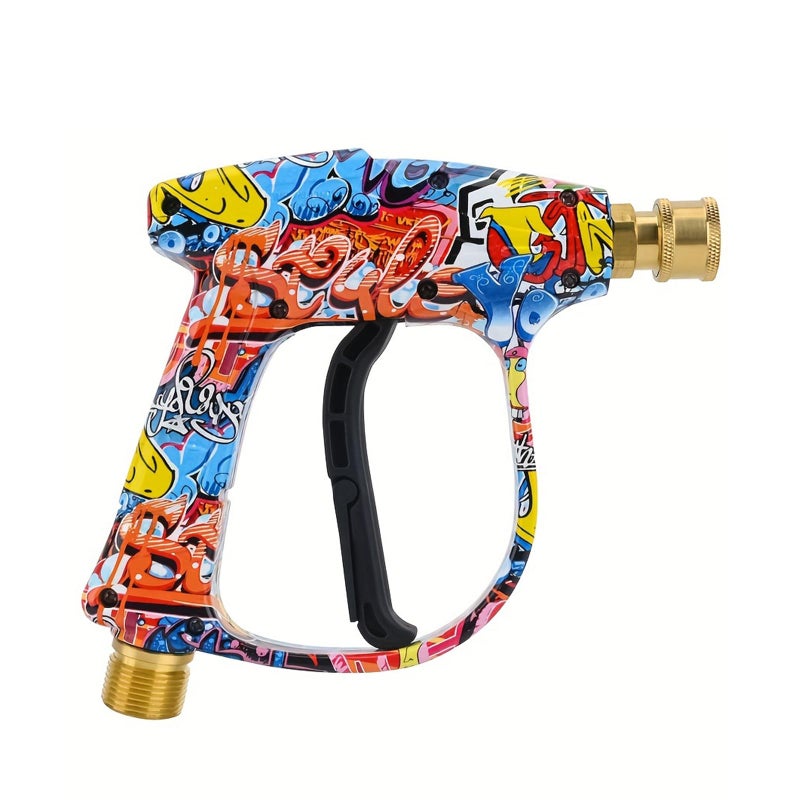 Bear Force High Pressure Washer Gun 3000 PSI Max, Power Washer Short Gun M22-14mm with 1/4 Inch Quick Connector, Compatible for Some of Greenworks for Kar-cher for Ryobi Homelite Pressure Washer - Image 1