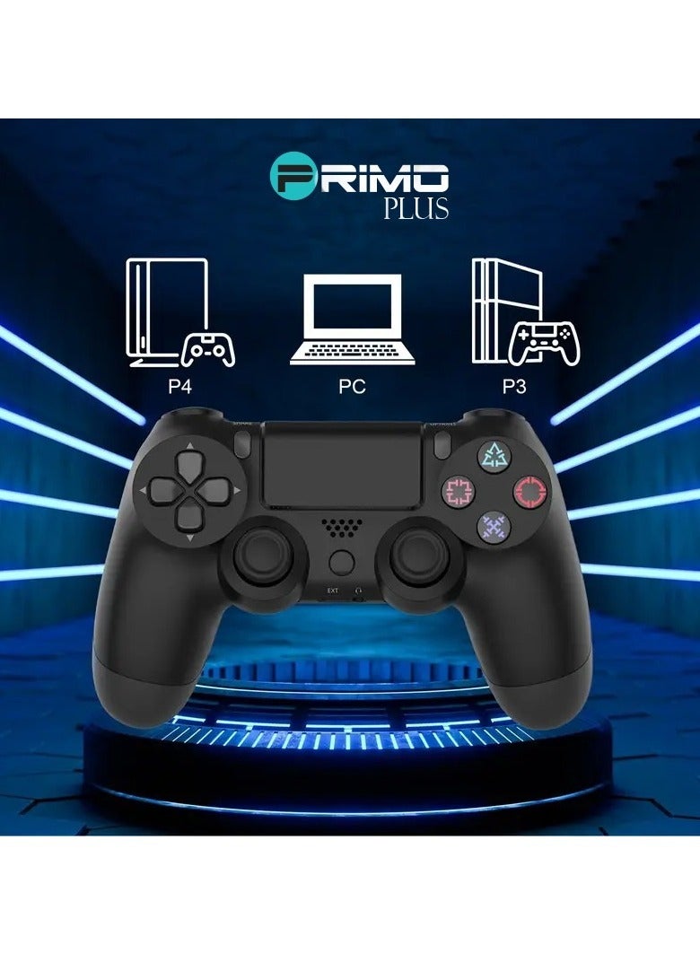 بريمو بلس وحدة تحكم لاسلكية , ذراع تحكم لاسلكي لجهاز الألعاب P4 أسود - Image 3