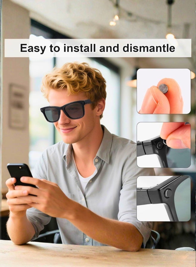 Chase Up LED Light Blocking Stickers for Ray-Ban Meta Smart Glasses – Compatible with Wayfarer, Skyler & Headliner | Privacy & Light Control Accessory - Image 3