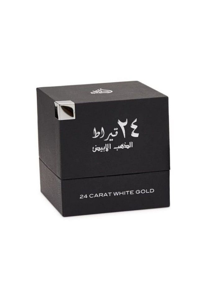 Lattafa Perfumes Lattafa 24 Carat White Gold For Unisex Eau De Parfum Spray 3.4 Ounce  - Image 4