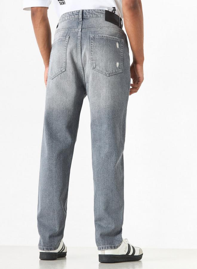 SP Characters Ripped Detail Jeans with Pockets - Image 3