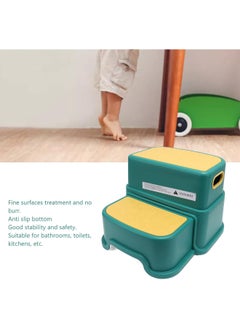 GT-Wheel Toddler Step Stool for Bathroom Sink Toilet Potty Training 2 Step Stool with Handle  - Image 3