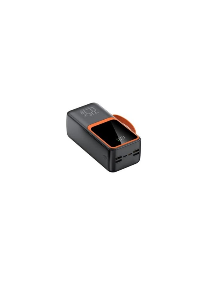 micro speed - MICRO SPEED 20000mAh large battery capacity power bank, multiple inputs and outputs, built-in LED flashlight, large digital display and two built-in cables for charging mobile phones, tablets, digital cameras and games - Image 1