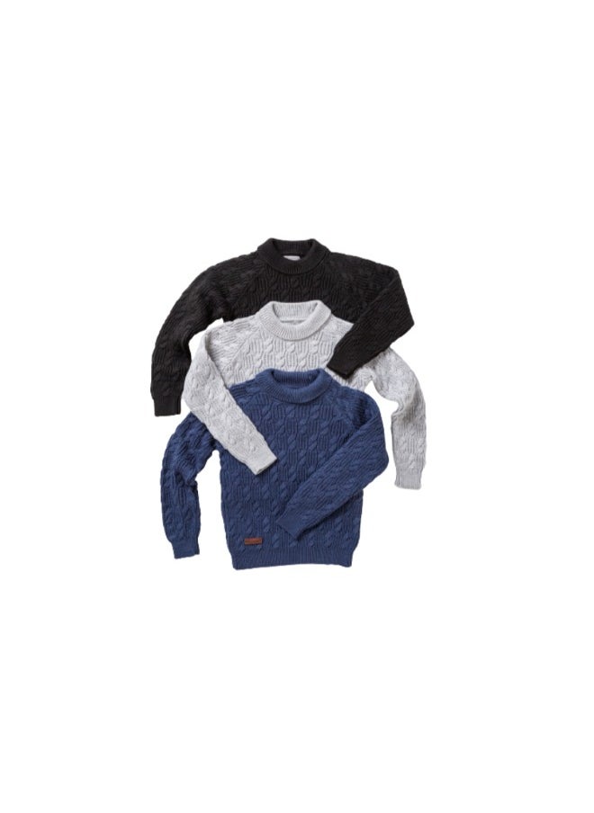 OWNKIDS - Kids Boys Pullover - Navy - Image 1