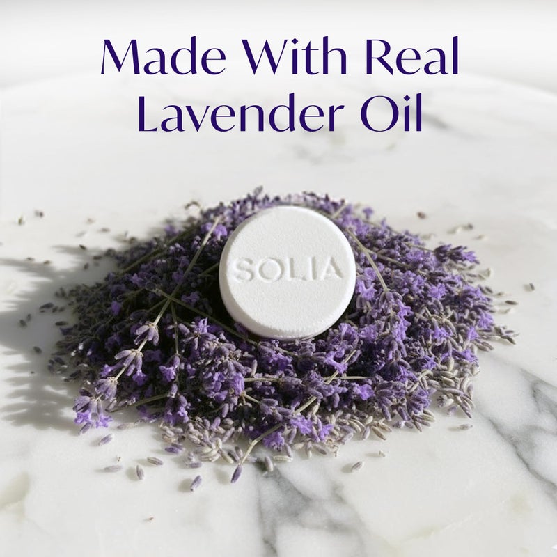 Solia Lavender Shower Steamers Aromatherapy 7-Pack - Patent-Pending Calm Shower Steamers Lavender Bombs, Relaxing Steam Tablets, Selfcare Gifts for Women, Relaxing Bath Gifts - Image 4