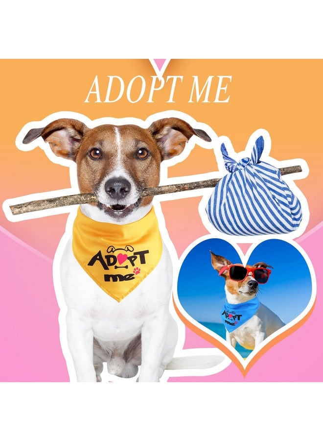 Kigeli 40 Pieces Adopt Me Dog Bandanas Bulk Multi Colors Bibs Triangle Dog Washable Scarf Kerchief Set for Small Medium Large Cats Pets Costume Accessories Decoration - Image 2