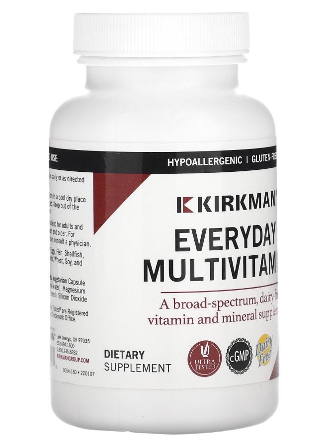 Kirkman Labs Everyday Multivitamin 180 Capsules - Image 2