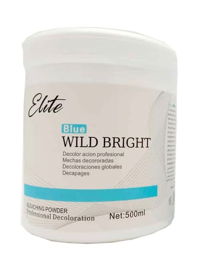 Elite Bleaching Powder For Hair Colour Blue 500ml - Image 1
