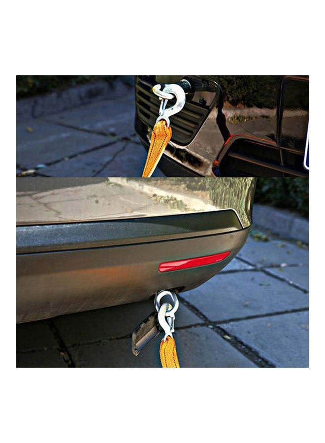 NIBEMINENT 4m Long Tow Strap with Hooks  - Image 3