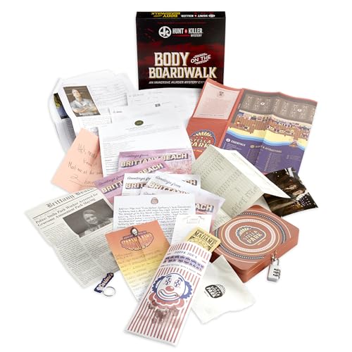 Hunt A Killer: Body On The Boardwalk, Catch the Amusement Park Killer, Interactive Unsolved Mysteries Game, Mystery Box for Game Night, Murder Mysteries Card, Puzzle & Board Games, For Ages 14 and up - Image 5