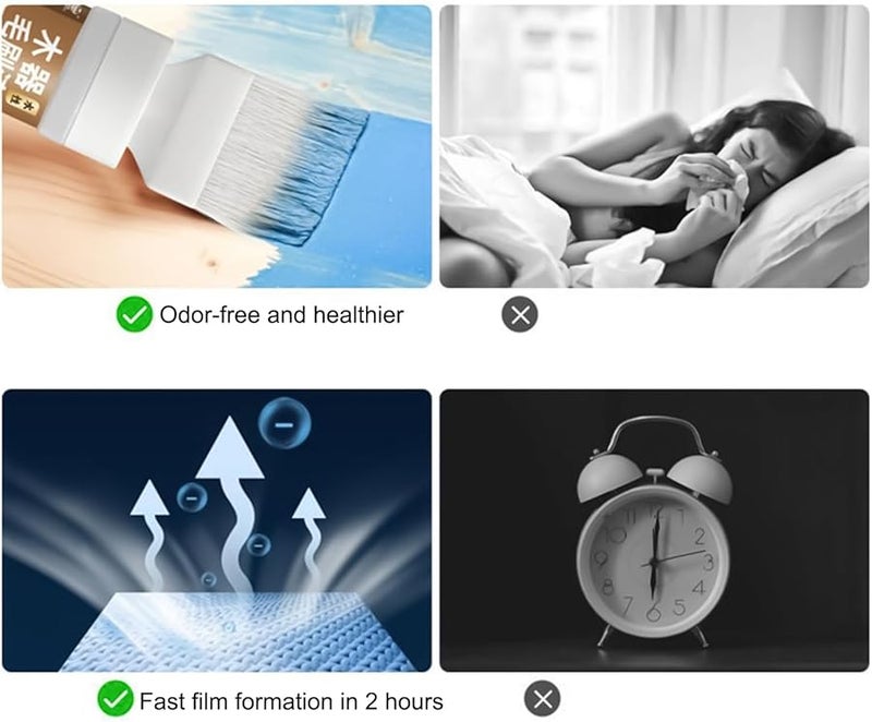 Black Fast Drying Cabinet Paint 80g Furniture Scratch Repair Kit - Image 5