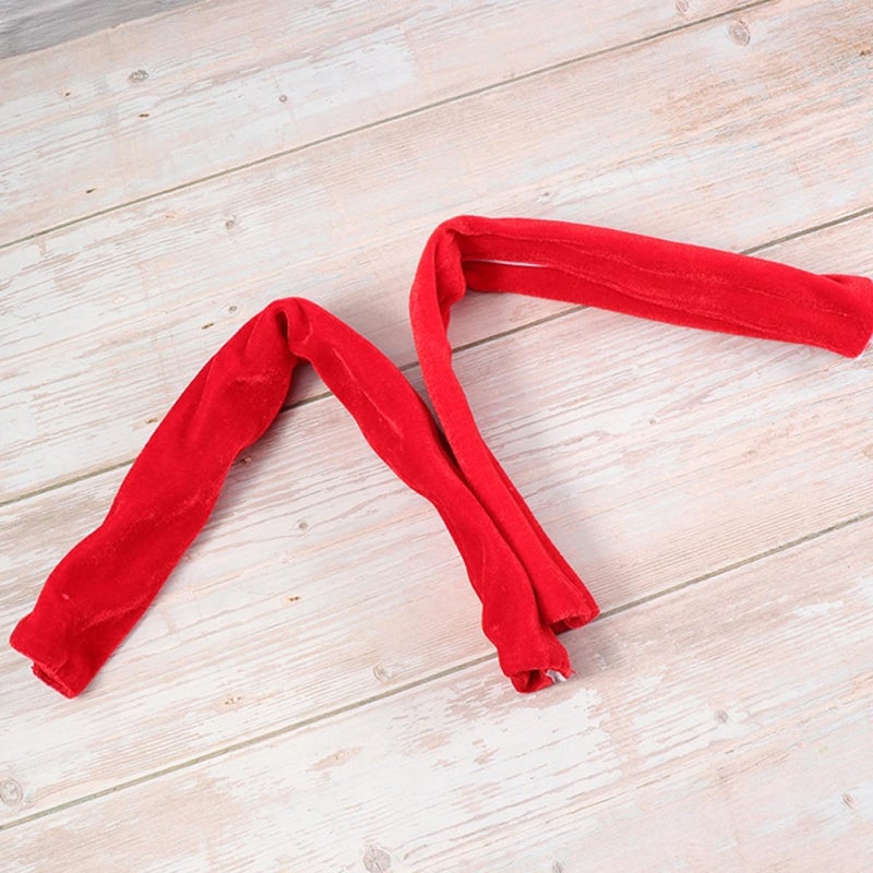 VERDANVERSE 2pcs Refrigerator Door Handle Covers Red Appliance Cloth Protectors for Fridge and Freezer Handles to Prevent Smudges and Stains - Image 5